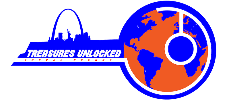 Treasures Unlocked Travel Logo